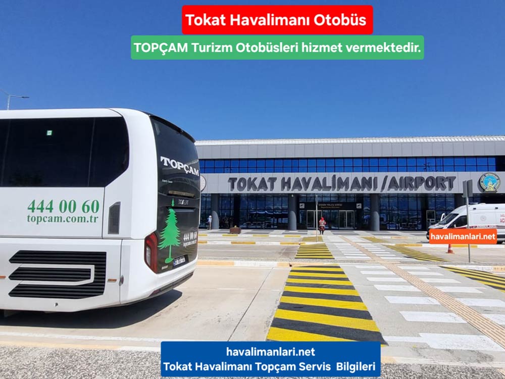 Tokat Havaalanı Otobüs Durağı Gelen Yolcu Salonu Çıkışı